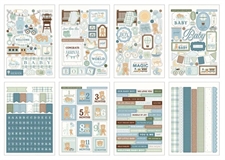 Carta Bella Sticker Book - Little Lullabies Baby Boy